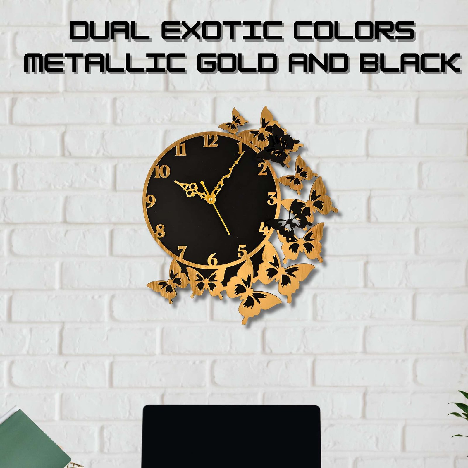 Wooden Silent Non-Ticking Wall Clock for Home Stylish Latest Designer Wall Clock for Home Living Room Bedroom Office Hall - Image 2